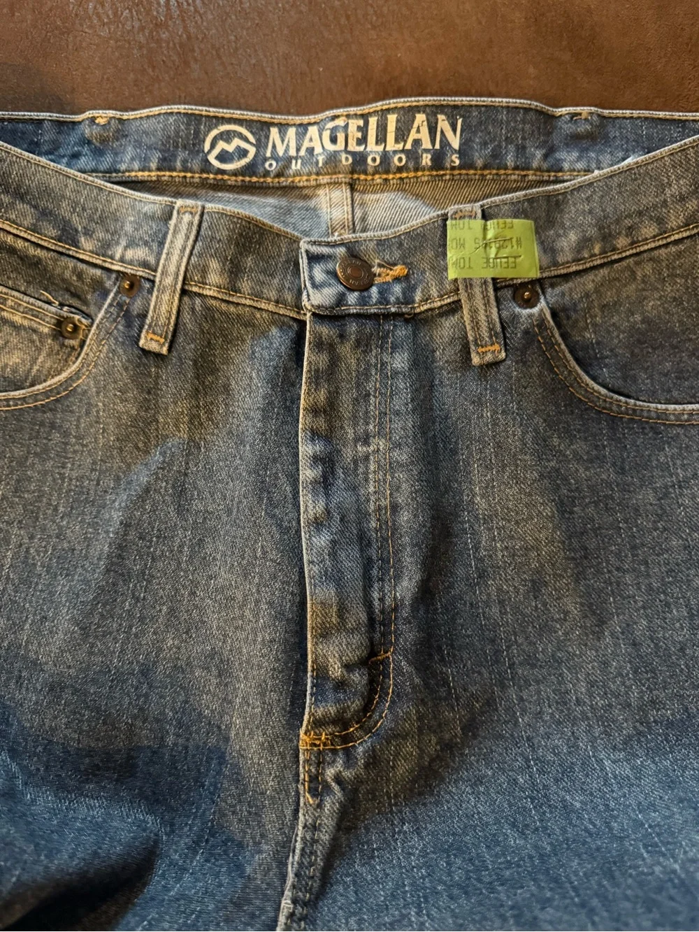 Magellan Outdoors Men's Denim Jeans Bootcut 36 x 32 Excellent Used Condition!